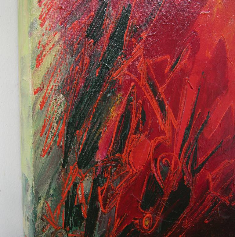 Original Abstract Expressionism Abstract Painting by Lynne Taetzsch