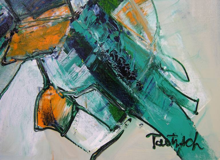 Original Abstract Expressionism Abstract Painting by Lynne Taetzsch