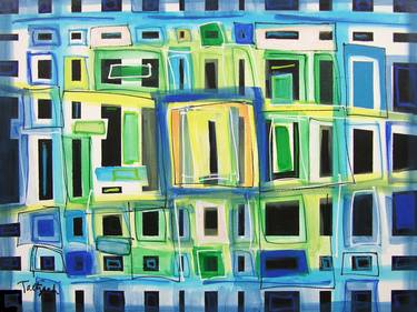 Original Expressionism Abstract Paintings by Lynne Taetzsch