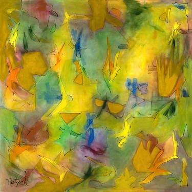 Original Abstract Expressionism Abstract Paintings by Lynne Taetzsch