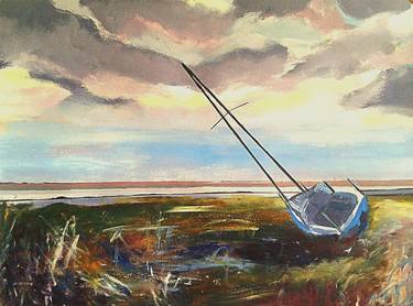Original Expressionism Boat Paintings by Christopher Oddie