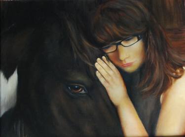 Print of Fine Art Portrait Paintings by Lorie Turpin