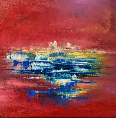 Original Abstract Expressionism Abstract Painting by Chelsea Tikotsky