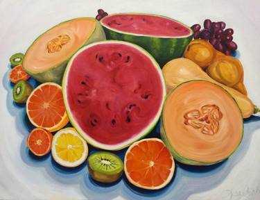 Original Food Painting by Lisa Ashley