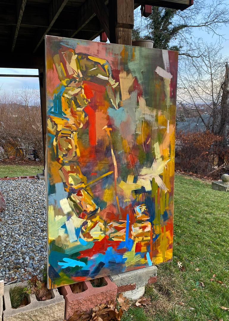 Original Expressionism Abstract Painting by Raisa Nosova