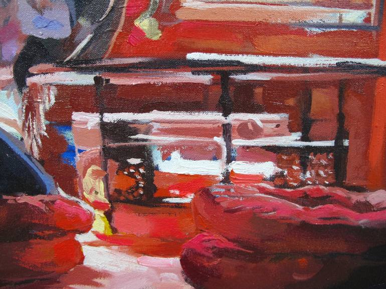 Original Figurative Interiors Painting by Raisa Nosova