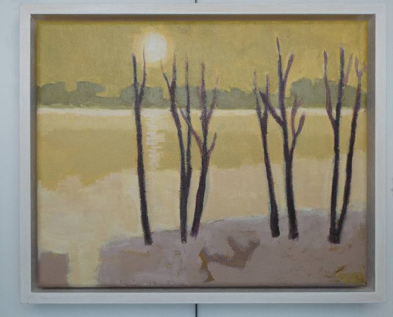 Original Impressionism Landscape Painting by Anneke Zwager