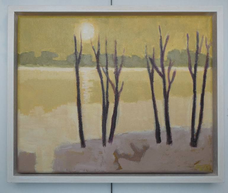 Original Impressionism Landscape Painting by Anneke Zwager