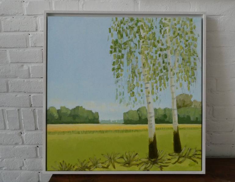 Original Impressionism Landscape Painting by Anneke Zwager