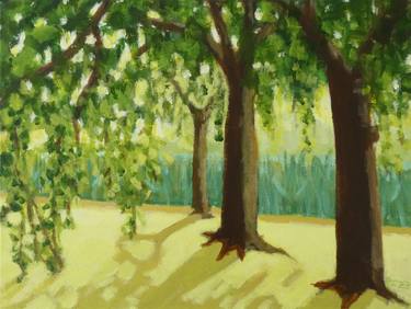 Original Impressionism Landscape Paintings by Anneke Zwager