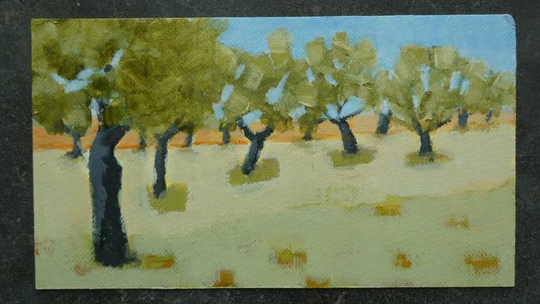 Original Impressionism Landscape Painting by Anneke Zwager