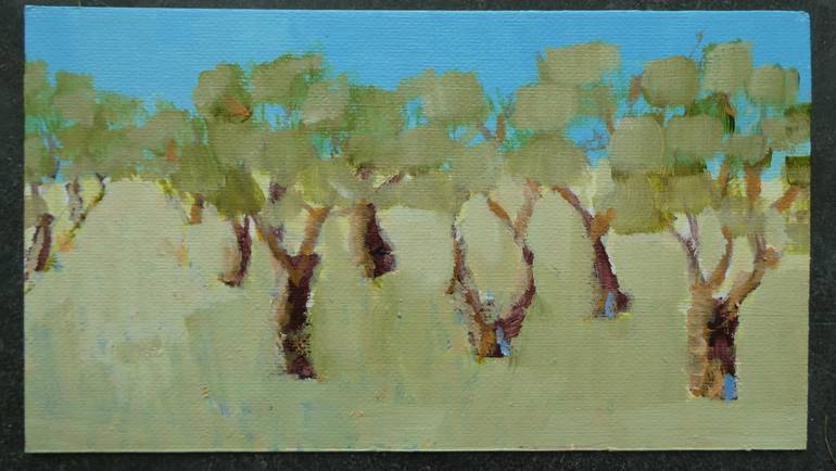 Original Expressionism Landscape Painting by Anneke Zwager