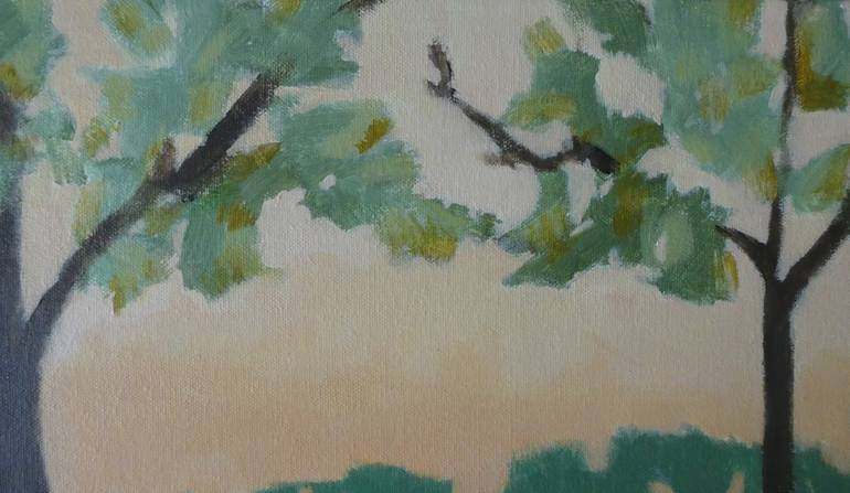 Original Impressionism Nature Painting by Anneke Zwager