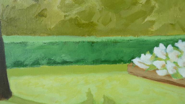 Original Impressionism Garden Painting by Anneke Zwager
