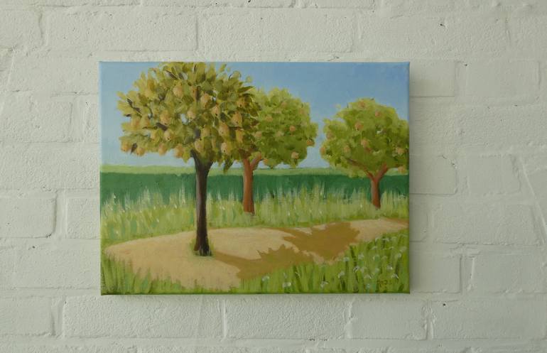 Original Fine Art Garden Painting by Anneke Zwager