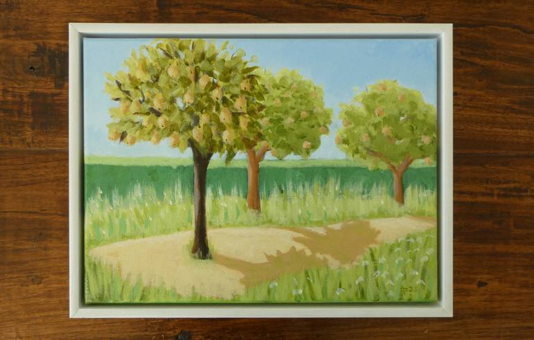 Original Fine Art Garden Painting by Anneke Zwager