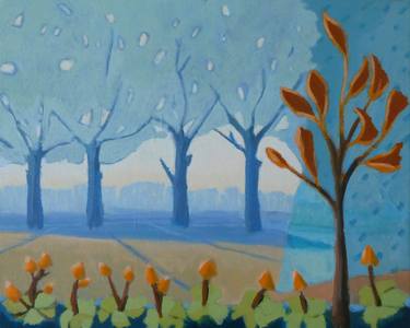 Original Fine Art Landscape Paintings by Anneke Zwager