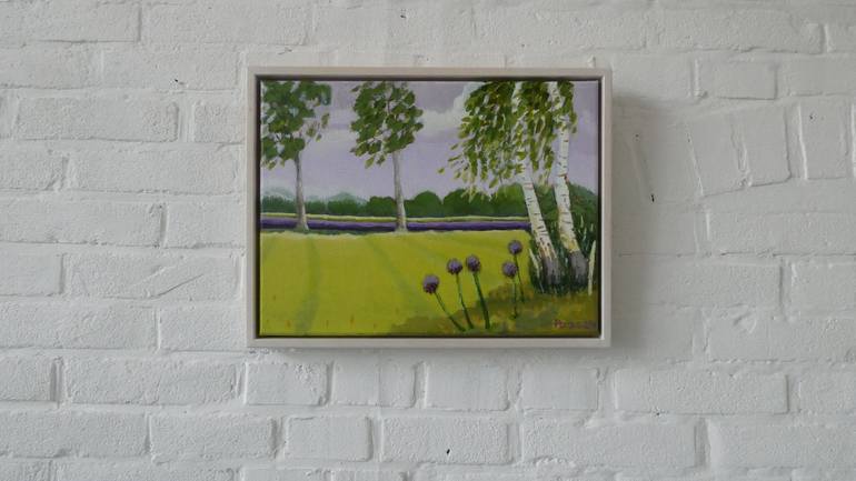 Original Impressionism Landscape Painting by Anneke Zwager