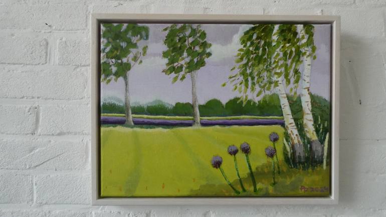 Original Impressionism Landscape Painting by Anneke Zwager