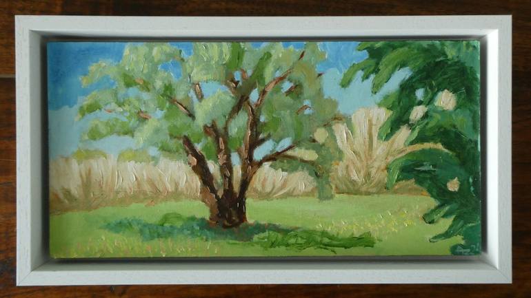 Original Impressionism Garden Painting by Anneke Zwager