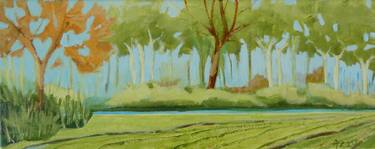 Print of Impressionism Landscape Paintings by Anneke Zwager