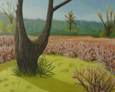 Original Surrealism Landscape Paintings by Anneke Zwager