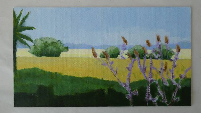 Original Minimalism Landscape Painting by Anneke Zwager