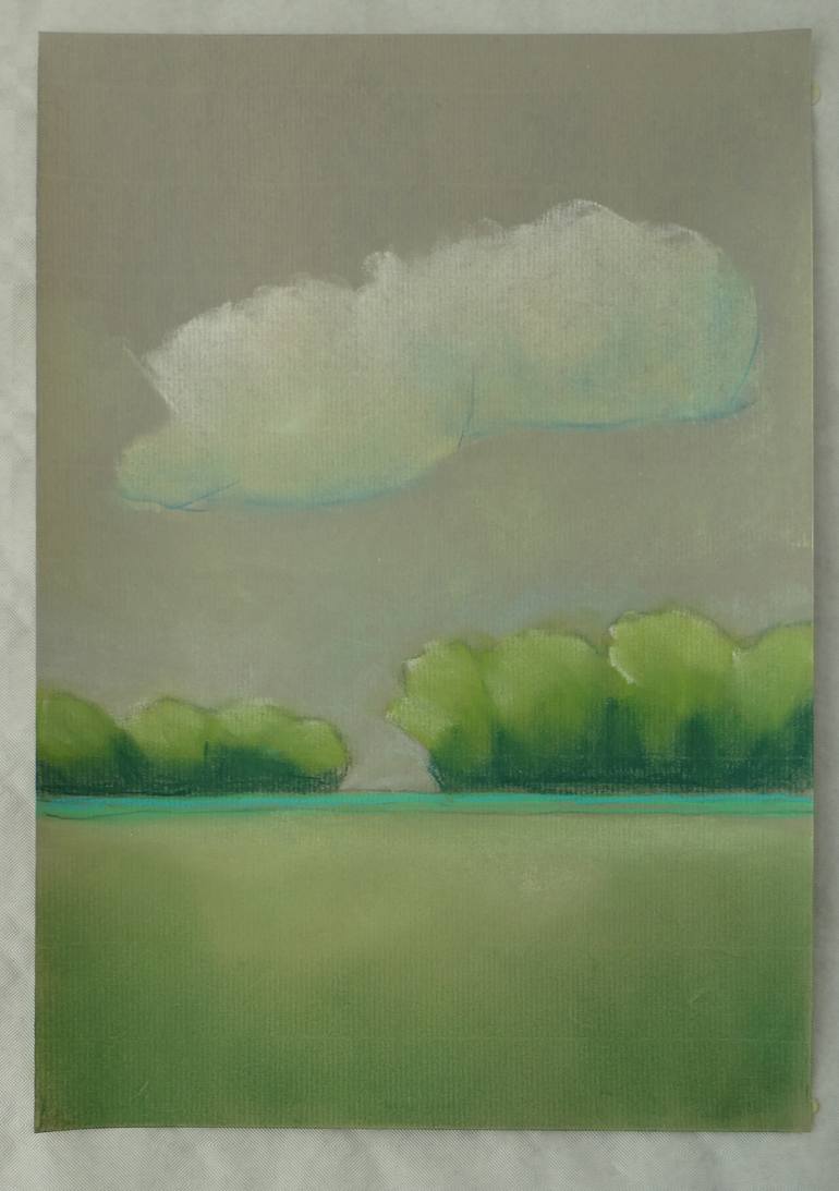 Original Minimalism Nature Drawing by Anneke Zwager