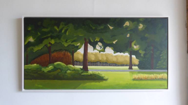 Original Expressionism Landscape Painting by Anneke Zwager