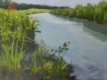 Print of Realism Landscape Paintings by Anneke Zwager