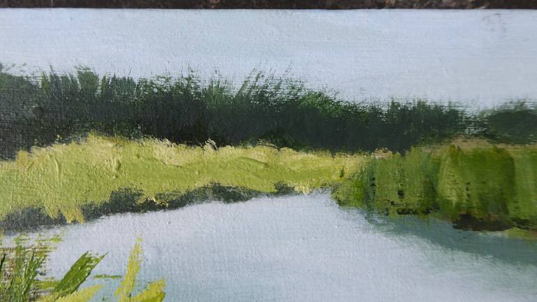 Original Impressionism Landscape Painting by Anneke Zwager