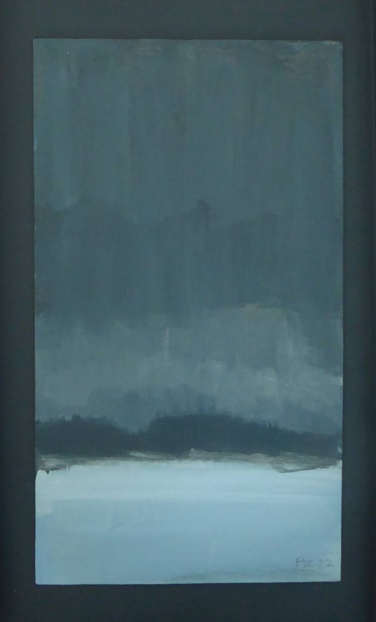 Original Abstract Landscape Painting by Anneke Zwager