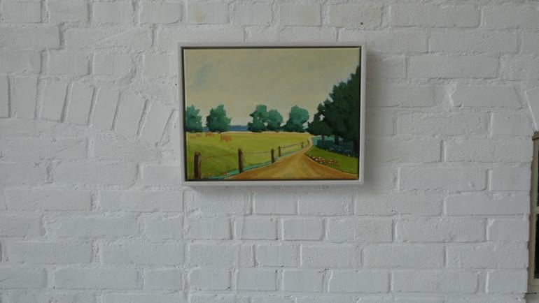 Original Impressionism Landscape Painting by Anneke Zwager
