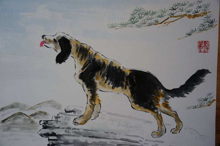 Original Animal Painting by Gangyi Dong