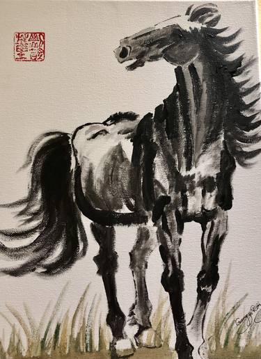 Original Animal Paintings by Gangyi Dong