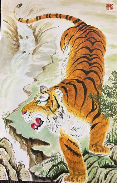 Original Animal Paintings by Gangyi Dong