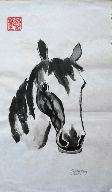 Spirit horse----deep thinking thumb