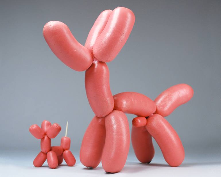 Original Conceptual Dogs Sculpture by Philippe Bruneteau