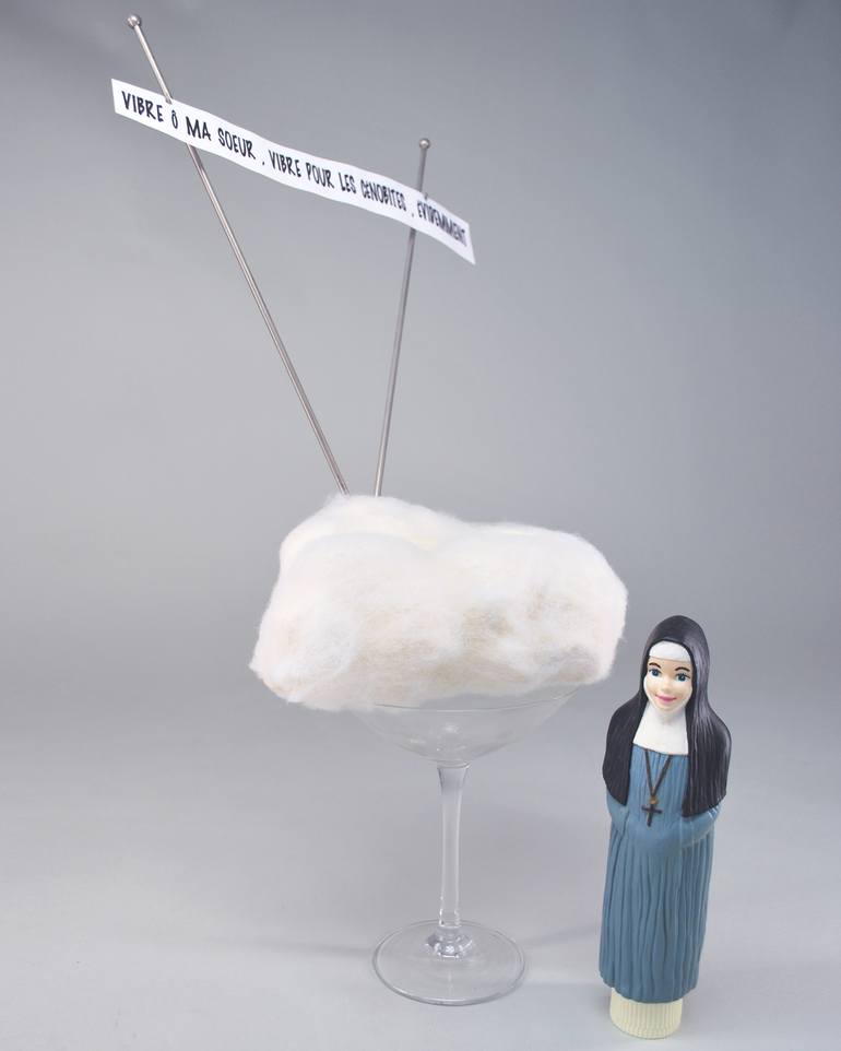 Original Conceptual Health & Beauty Sculpture by Philippe Bruneteau