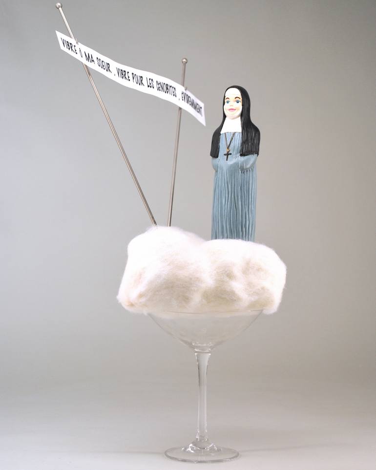 Original Conceptual Health & Beauty Sculpture by Philippe Bruneteau