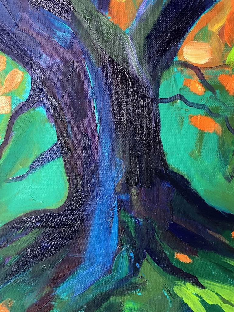Original Tree Painting by Jennie Smallenbroek