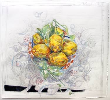 Still life during the confinement with Spanish lemons thumb