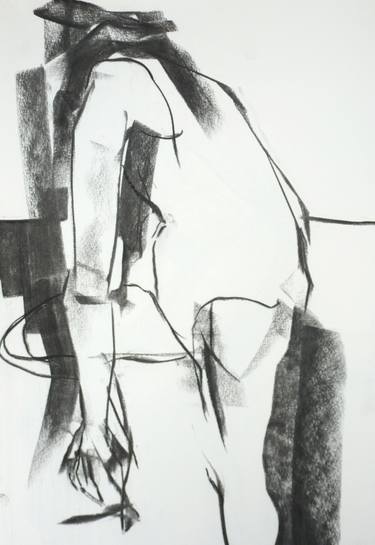 Print of Abstract Expressionism Nude Drawings by Stefan Falca
