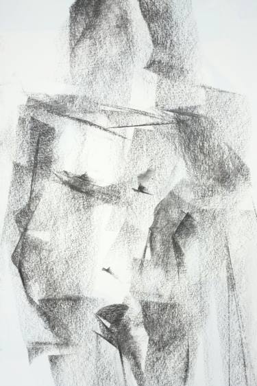 Print of Abstract Expressionism Nude Drawings by Stefan Falca