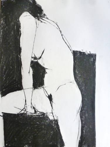 Original Abstract Women Drawings by Stefan Falca