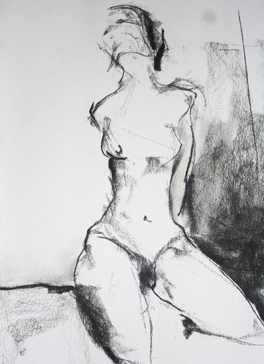 Print of Figurative Women Drawings by Stefan Falca