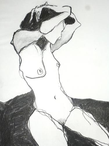 Original Abstract Women Drawings by Stefan Falca