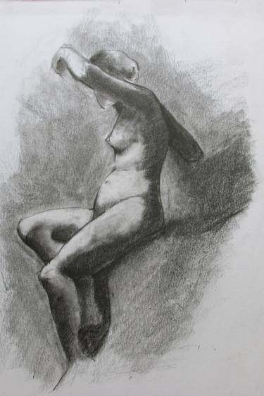 Print of Realism Nude Drawings by Stefan Falca