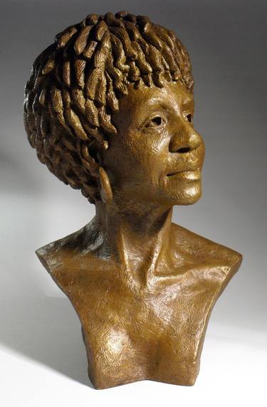 Original Portraiture Women Sculpture by Daniel Borup