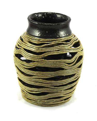 Double Walled String Vase thumb